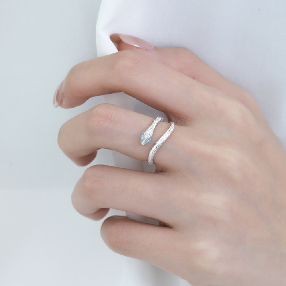 Sandblasted Serpent Ring