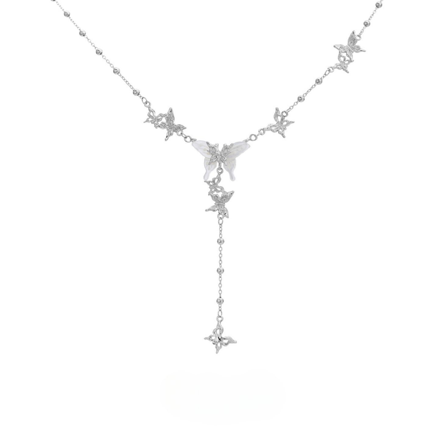 Butterfly Tassel Necklace