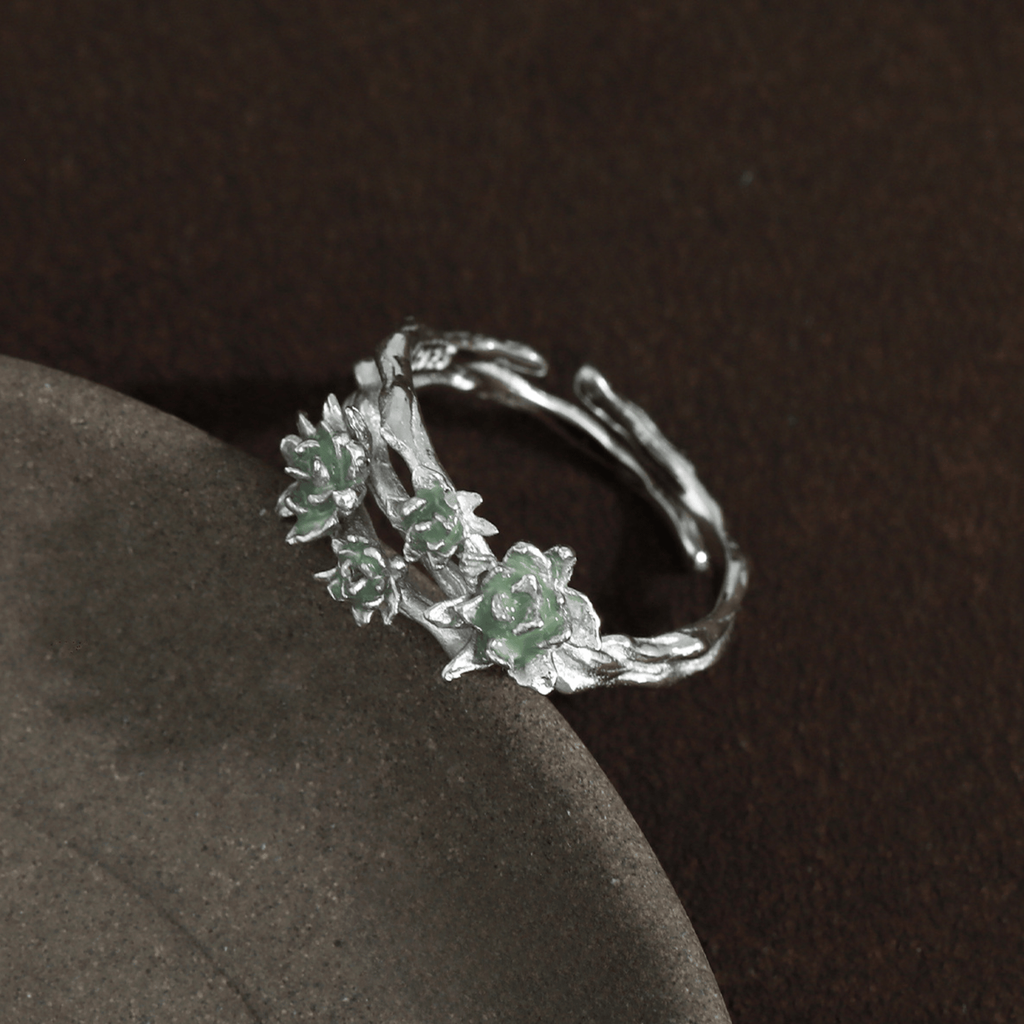 Jasmine Twig Open Ring