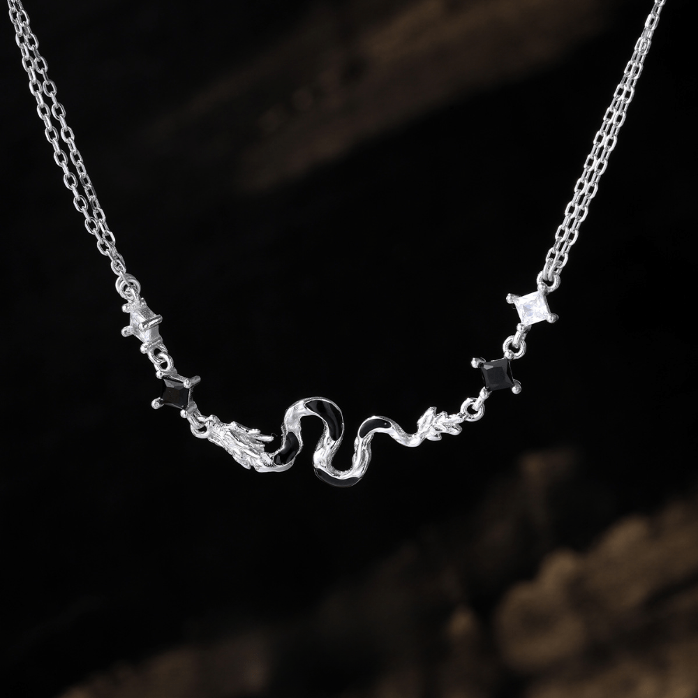 Minimalist Dragon Chain Necklace