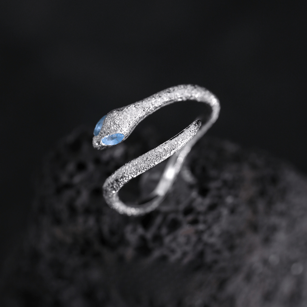 Sandblasted Serpent Ring