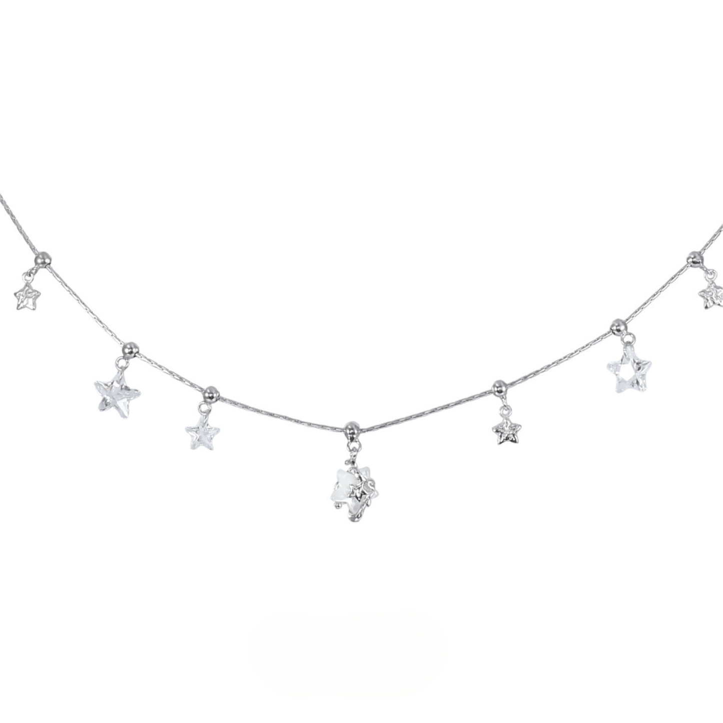 Stellar Shell & Zircon Necklace