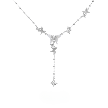 Butterfly Tassel Necklace