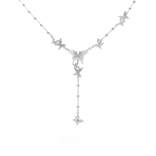 Butterfly Tassel Necklace