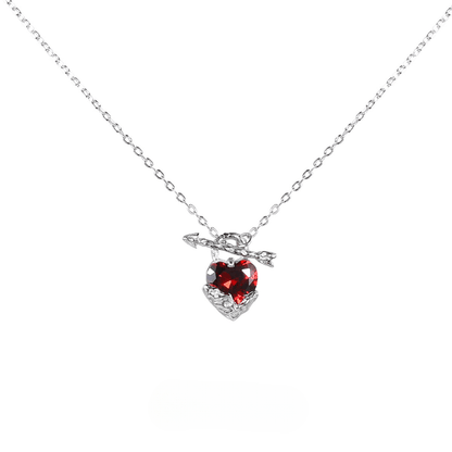 Cupid Heart Pendant Necklace