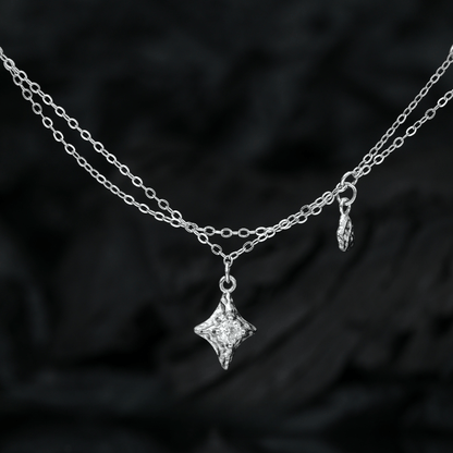 Galaxy-Inspired Zircon Necklace