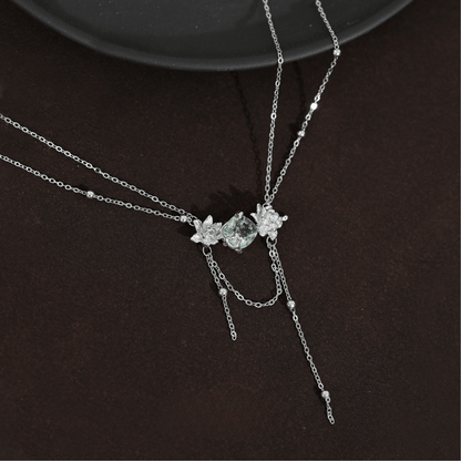 Jasmine Green Zircon Necklace