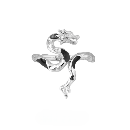 Minimalist Dragon Open Ring