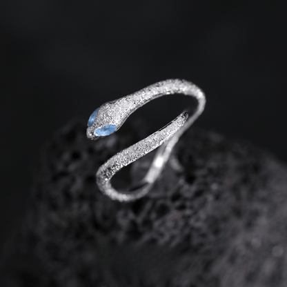 Sandblasted Serpent Ring