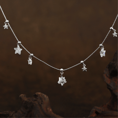 Stellar Shell & Zircon Necklace