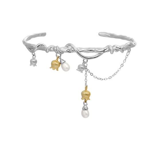 Two-Tone Lily-of-the-Valley Bracelet